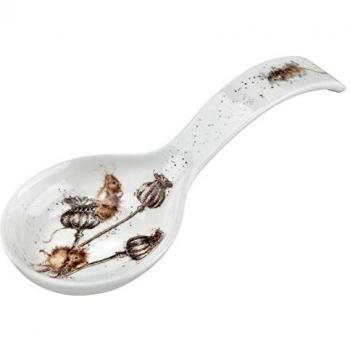 Royal Worcester Wrendale mouse spoon rest teabag tidy, fine bone china