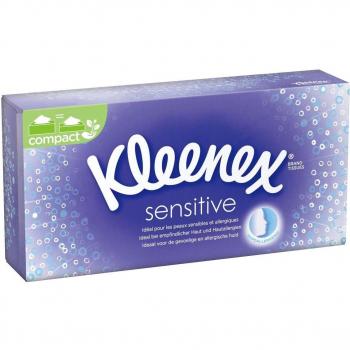 Kleenex Sensitive Gesichtstücher – 2 Packungen, je 72 Stück