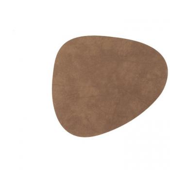 LIND DNA Platzteller aus Leder CURVE NUPO