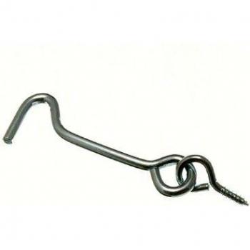 Durable Wire Gate Hook and Screw Eye Combo Pack, 50mm, 2 Inch, BZP Steel (Pack of 60)