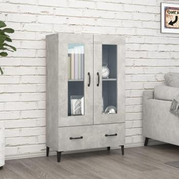 Highboard with Concrete Grey Finish