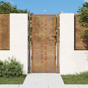 Puerta de Jardín Cuadrada Acero Corten 105x180 cm