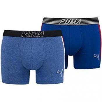 Bold Cat Boxershorts PUMA Herren – Blau (S) – 2‑Pack