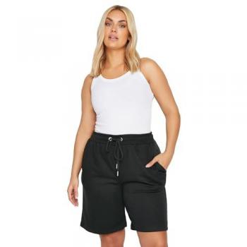 Elegant Black Jogger Shorts – Women’s 18