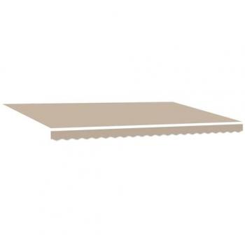 Toldo de tela beige para estructura 500x350 cm