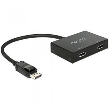DeLOCK 87665 Splitter Displayport 1.2 Stecker auf 2x Displayport Buchse