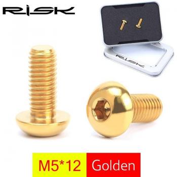 2pcs M5*12mm Titanium Bike Bottle Holder Screws