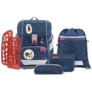 Step by Step 2IN1 Plus Schulranzen-Set, ergonomischer Tornister, Pferdefreunde