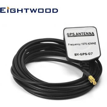 Eightwood Antena de Radio GPS 3 m – MCX macho, 1575,42 MHz, resistente al agua