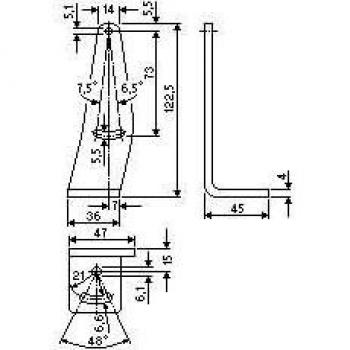 Sick W32 Befestigungswinkel – Zubehör für Positionsschalter