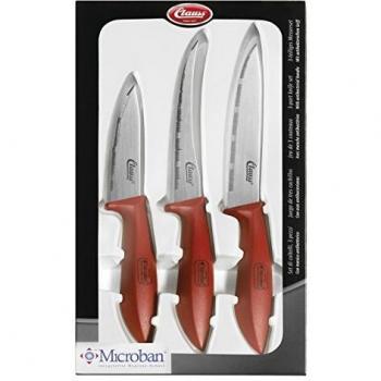 Clauss Messer cuchillo de cocina en acero marrón, 27.5 cm × 14.5 cm × 2.8 cm