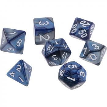 Dual Color Polyhedral Dice Set for Roleplaying Games