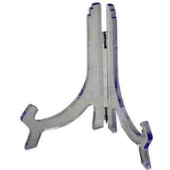 Porte-assiette à poser transparent 10 cm pour assiettes de 9 à 18 cm