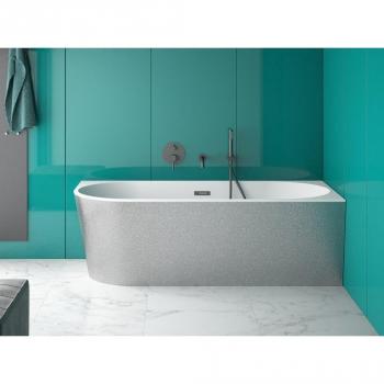 Baignoire Angle Droit AZURA ZOYA GLAM SILVER 170x80 cm