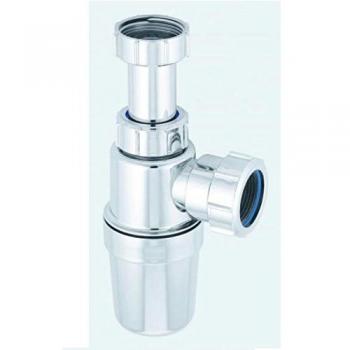 75 mm Chrome Plated Adjustable Bottle Trap – CAA10