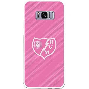 Funda Rayo Vallecano Escudo rosa para Galaxy S8