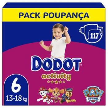 Pañales Dodot Talla 6 Actividad 117 Uds