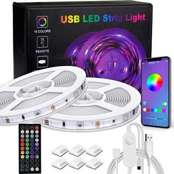 Bluetooth Music Sync LED Strip – 10 m CatPaw USB RGB