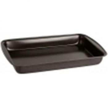 Bandeja para Horno Antiadherente Quid Sweet Grey Negro Metal 42 x 32 x 4 cm