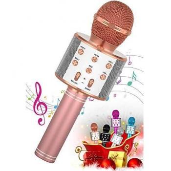 SEATANK Bluetooth Karaoke Wireless Microphone for Kids Toys, Wireless Portable Karaoke Machine, Handheld Mic Speaker Christmas Birthday Party for Kids Gifts Android/iPhone Compatible