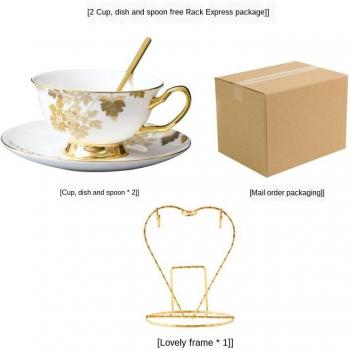 Modern Porcelain Tea and Coffee Set