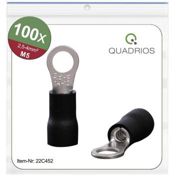 Conector de cable anillo parcialmente aislado M5 2,5-4 mm² 100 unidades