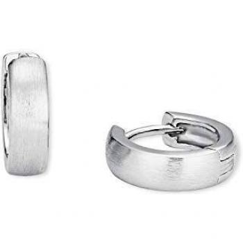 Pendientes de plata 925 con circonitas blancas Amor