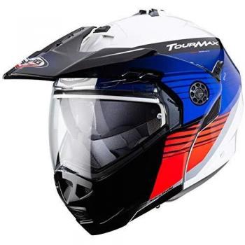 Casco Integral Caberg Tourmax Titan Blanco/Azul/Rojo M