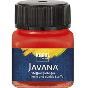 C.KREUL Javana Stoffmalfarbe Rot 20 ml für helle und dunkle Stoffe
