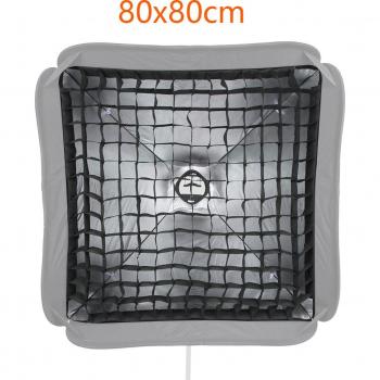 Grille Nid d'Abeille Carrée pour Softbox Parapluie 80*80cm