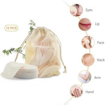 12 Pack Eco-Friendly Makeup Remover Pads