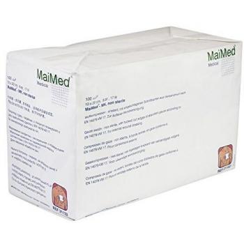 MaiMed 8-fach Mullkompressen unsteril 10x20 cm