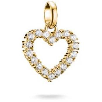 Thomas Sabo Charm-Anhänger Herz vergoldet