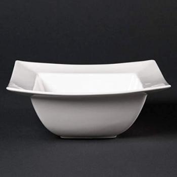 Lumina Fine China DK797 Square Bowl, White