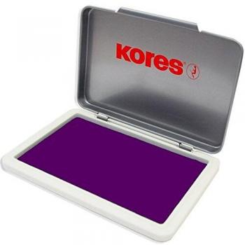 Kores Tampon Encreur Violet Métallique 11x17 cm