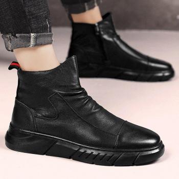 Men's Flat Lace-up Snow Boots