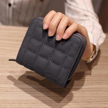 ELVASEK Women's Coin Purse Wallet in PU Leather