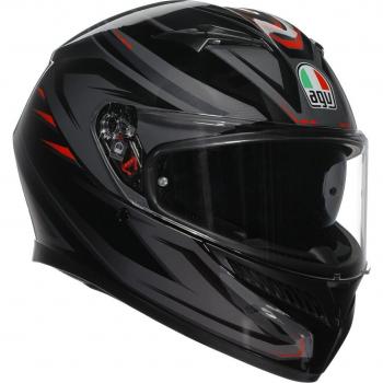 AGV K3 Syth Casque Intégral Noir Gris Rouge M