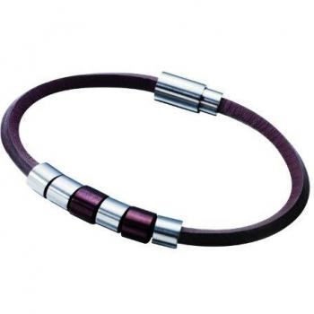 Bracelet Police pour homme cuir brun PJ22653BLC-02-19