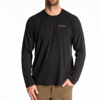 Klim Mesa Falls Polo a Maniche Lunghe Nero L