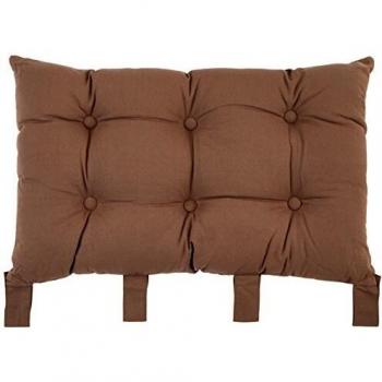 Tête de Lit Vison en Coton et Pattes Boutonnées, 56 x 32 x 9 cm