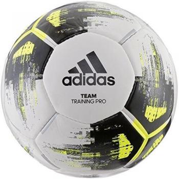 Adidas Team Training Pro Ballon d'entraînement Blanc/Jaune Solaire/Noir/Métallique Fer FR : Taille Unique