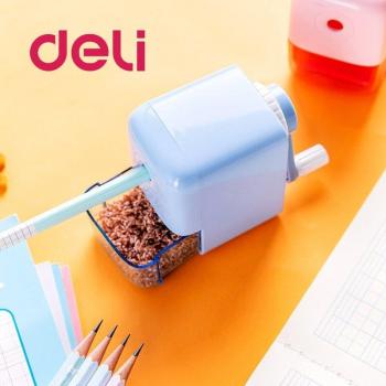 Cute Cartoon Automatic Pencil Sharpener for Students Blue
