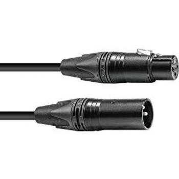 PSSO Cavo DMX XLR 3 Poli 1m con Connettori Neutrik