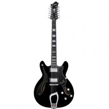 Hagstrom Viking Deluxe 12-String Black