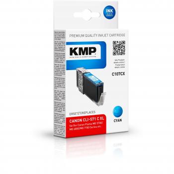 Kompatible Tintenpatrone ersetzt CLI-571 C XL für Canon Pixma