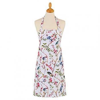 Ulster Weavers Apron in Oriental Birds Print