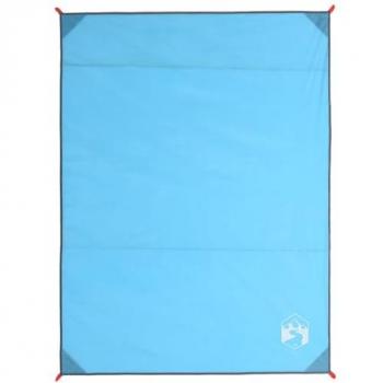 Couverture pliante bleue équipée de piquets – 205 × 155 cm