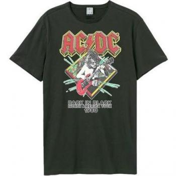Vintage AC/DC Tour Shirt in Kohlefarbe