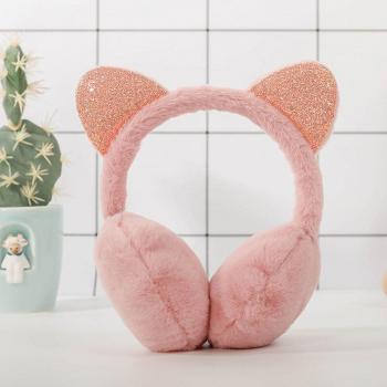 Oreilles de chat douces pour enfant, 6 couleurs, paillettes brillantes